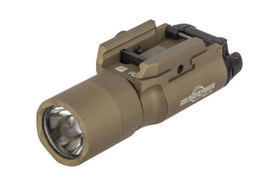 The SureFire X300 Ultra Tan LED weapon light is fully ambidextrous and extremely durable